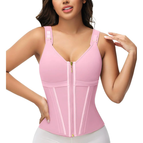 Aethera Tummy Tuck Shapewear Vest Top With Adjustable Straps