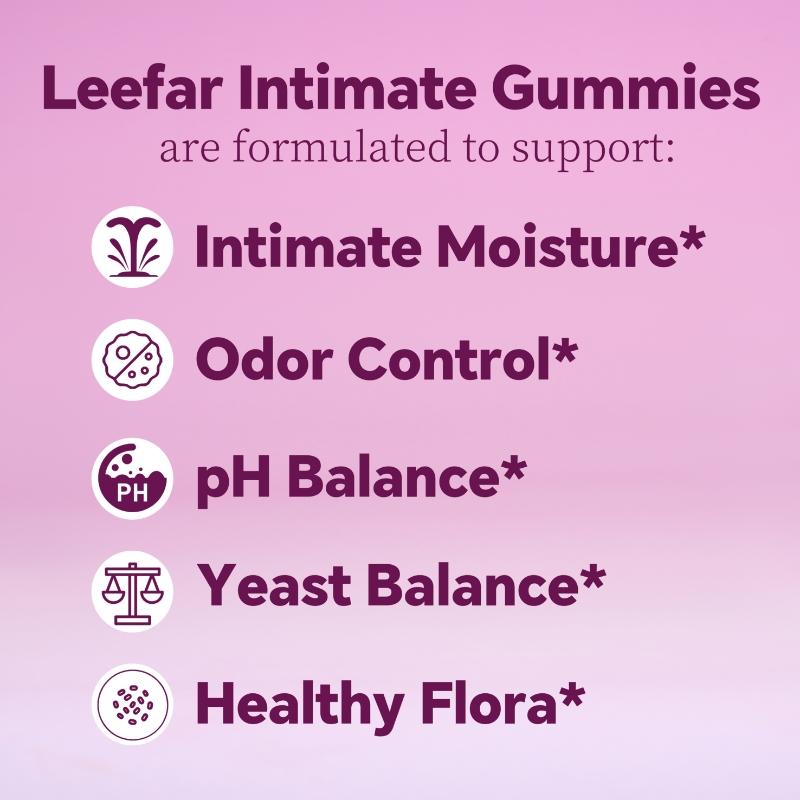 60 Pineapple Flavor Female Probiotic Gummies