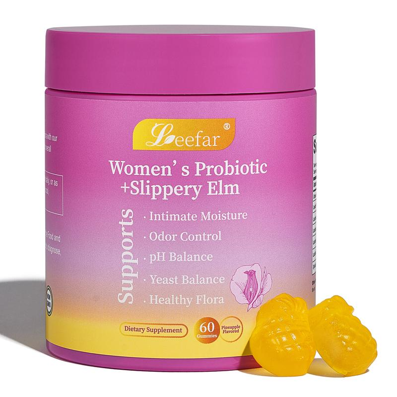 60 Pineapple Flavor Female Probiotic Gummies